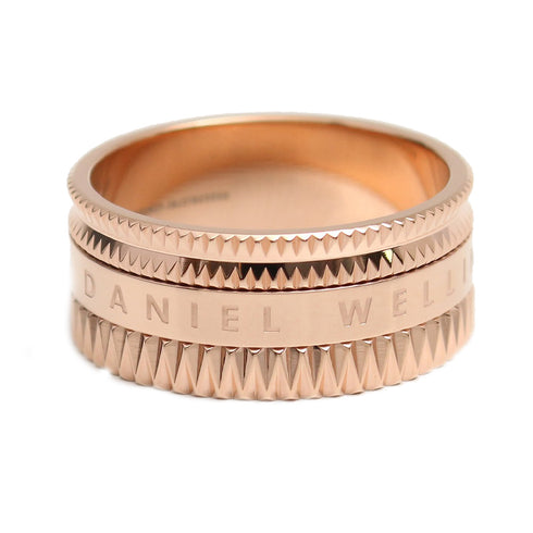 ダニエルウェリントン リング DW00400265 29号 メンズ エレベーション ELEVATION ローズゴールド